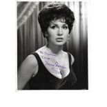 Yvonne Romain Signed photo black and white 10 x 8 inch. Dedicated To Michael. Inscribed Love.