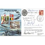 WW2 nine Victoria Cross winners multiple signed RAF cover. Rare Jack Hinton VC, Edward Kenna VC,