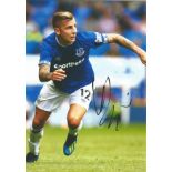 Football Lucas Digne signed 10x8 colour photo pictured in action for Everton. Lucas Digne ( born
