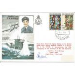 Squadron Leader T. M. Bulloch DSO DFC signed his own FDC No. 912 of 1366. Flown from Raf Kinloss
