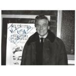 Paul Scofield Signed photo black and white 8. 5 x 6. 5 inch. Dedicated To Michael. Condition