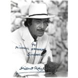 Gilbert Roland Signed photo black and white 10 x 8 inch. Dedicated To Michael Henderson. Inscribed