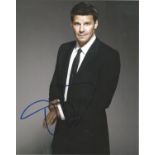 David Boreanaz signed 10x8 colour photo pictured in his role in the hit TV series Bones. David