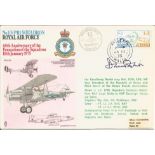 His Excellency Daniel arap Moi EGH EBS MP signed No13 Squadron RAF 60th Anniversary of the Formation