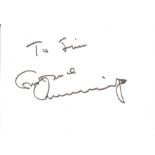 Constance Cummings signed 6x4 white card, Dedicated. Good Condition. All autographs come with a