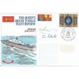 Admiral Sir T. Lewin and Rear Admiral J. D. Roberts C. B. signed The Queen's Jubilee Fleet Review