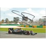 Motor Racing Jenson Button signed 7x5 colour photo pictured driving for Mclaren in Formula One.