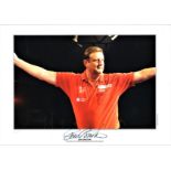 Darts Eric Bristow signed 16x12 colour photo of the five times World Darts Champion. Eric John