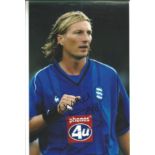 Football Robbie Savage 12x8 signed colour photo pictured while playing for Birmingham City. Good