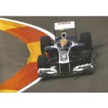 Motor Racing Pastor Maldonado signed 12x8 colour photo pictured driving for Williams in Formula