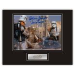 Stunning Display! Star Wars Anthony Forrest hand signed professionally mounted display. This