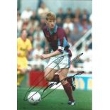 Football Steve Lomas signed 12x8 colour photo pictured in action for West Ham United. Good