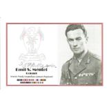 WW2 Emil S Mentel signed 6x4 black and white photo. Good Condition. All autographs come with a
