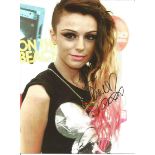Cher Lloyd signed 10x8 Colour Image. Cher Lloyd is an English singer, songwriter, rapper, and model.