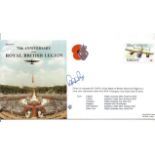 Bria Rix signed 75th anniv of the Royal British Legion FDC. Good Condition. All autographs come with