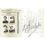 WW2 Kazimierz Budzik signed 6x4 postcard. Good Condition. All autographs come with a Certificate