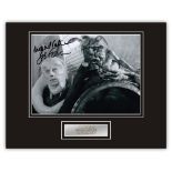 Stunning Display! Star Wars Michael Carter hand signed professionally mounted display. This