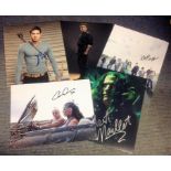Blowout Sale! Lot of 5 tv show / movie hand signed 10x8 photos. This beautiful lot of 5 hand