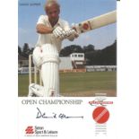 David Gower signed 6x4 colour photo. Good Condition. All autographs come with a Certificate of