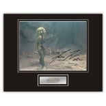 Stunning Display! Star Wars Femi Taylor hand signed professionally mounted display. This beautiful