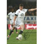 Rugby Union Freddie Burns signed 12x8 colour photo pictured in action for England. Good Condition.