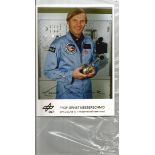 Space Prof Ernst Messerschmid 6x4 signed colour photo. Ernst Willi Messerschmid (born 21 May 1945)
