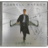 Russell Watson signed CD insert. CD included. Good Condition. All autographs come with a Certificate