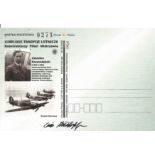 WW2 Erich Rudorffer signed 6x4 postcard. Good Condition. All autographs come with a Certificate of