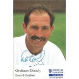 Graham Gooch signed 6x4 colour photo. Good Condition. All autographs come with a Certificate of