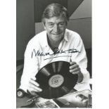 Michael Parkinson Presenter Signed 8x12 Photo . Good Condition. All autographs come with a