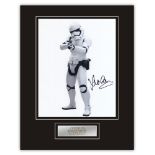 Stunning Display! Star Wars Sandeep Mohan hand signed professionally mounted display. This beautiful