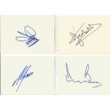 Motor Racing signed collection cards signed by Brundle, Derek Bell, Alan Jones, Jody Scheckter,