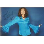 Jane Mcdonald Singer / Actress Signed 8x12 Photo . Good Condition. All autographs come with a