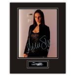 Stunning Display! Lost Girl Anna Silk hand signed professionally mounted display. This beautiful