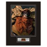 Stunning Display! Star Wars Rebels Tom Baker hand signed professionally mounted display. This