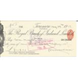 Patrick Pearse signed cheque (1879-1916) Irish Nationalist & Political Activist, one of the