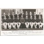 South African cricket team 1947 UNSIGNED photo. Good Condition. All autographs come with a