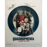 Quadrophenia Phil Daniels and Lesley Ash signed 16 x 12 inch colour photo of one of the movie