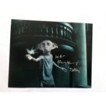 Harry Potter Toby Jones as Dobby signed 10 x 8 inch colour photo. Good condition. All signed