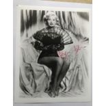 Za Za Gabor signed sexy 10 x 8 inch b/w photo. Good condition. All signed pieces come with a
