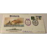 WW2 Baron von Muellenheim-Rechberg, Bismarck Survivor, Signed the 50th Anniversary Sinking of the