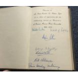 Rare WW2 signed books. The Debt We Owe, The Royal Air Force Benevolent Fund 1919 - 1969, Edward