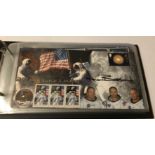 Space Moonwalker Alan Bean NASA Astronaut signed 2002 Apollo 11 First Lunar Landing Limited