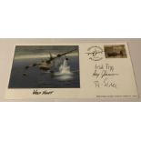 WW2 Uboat commanders Alfred Eick, Rolf Thomsen and Gerhard Bielig signed FDC. Wolf Hunt signed FDC