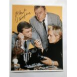 Robert Vaughn signed 16 x 12 inch colour photo. Good condition. All signed pieces come with a