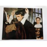 Paul Scofield signed 10 x 8 inch colour photo from A Man for All Seasons, to Tony. Good condition.