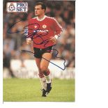 Clayton Blackmore Signed Manchester United Pro Set Trading Card. Good Condition. All autographs come