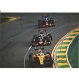 Jolyon Palmer Motor Racing F1 Driver signed 12x8 colour photo. Good Condition. All autographs come