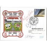 Football Official FDC Liverpool Multi signed FDC Division One Champions 1983 Liverpool v Odense BK