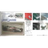 Nigel Mansell signed Benham FDC limited edition 287/2500 double PM Nigel Mansell Racing Legend